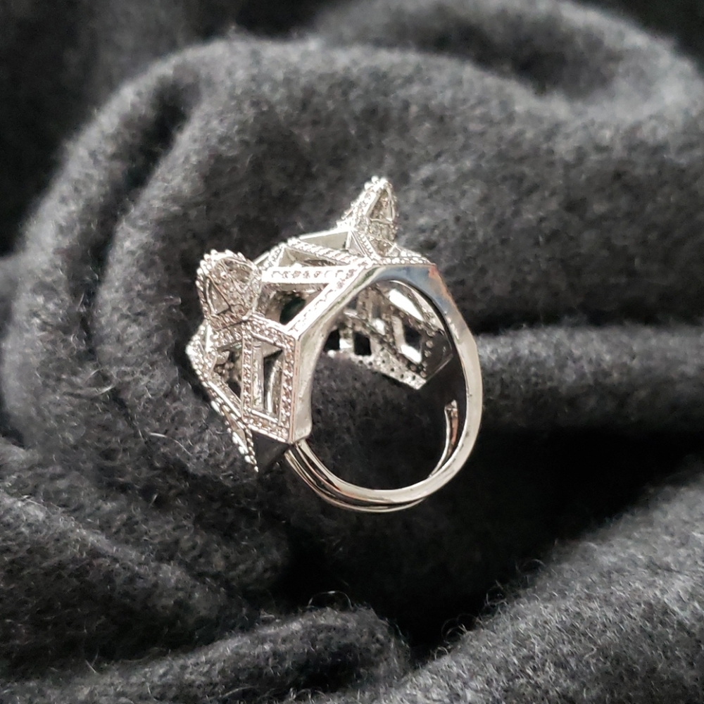 Tiger head Statement ring - Picture 8 of 8
